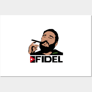 FIDEL CASTRO (Color) Posters and Art